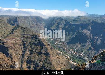 The Valle Gran Rey on La Gomera Stock Photo