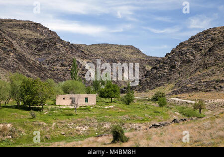 Nuratau, black mountains in Uzbekistan Stock Photo