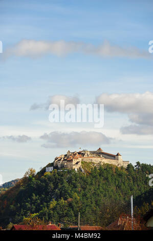 Medieval fortress in Rasnov, Transylvania, Brasov, Romania Stock Photo