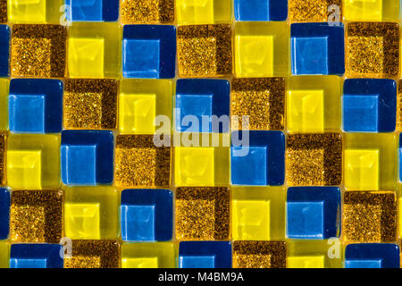Colorful mosaic of glass, background Stock Photo