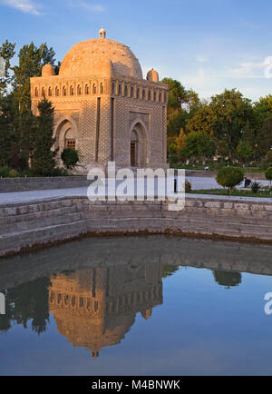 Ismail Samanid Mausoleum in Bukhara, Uzbekistan Stock Photo