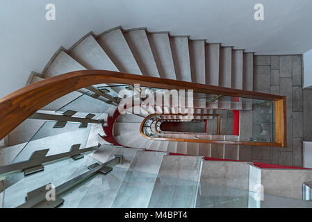 Staircase in an office building,Nuremberg,Middle Franconia,Bavaria,Germany Stock Photo