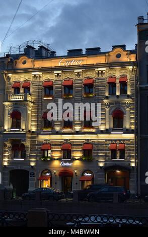 CARTIER BUILDING, ST.PETERSBURG Stock Photo