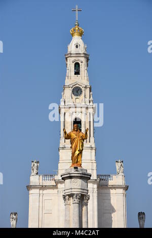 Sanctuary of Fatima in Portugal Stock Photo