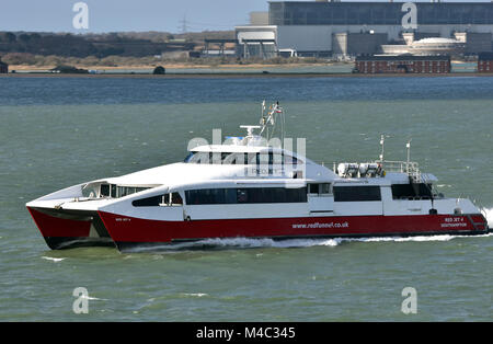 Red Jet Ferries , The Solent, Cowes, Isle of Wight, England, UK, GB ...