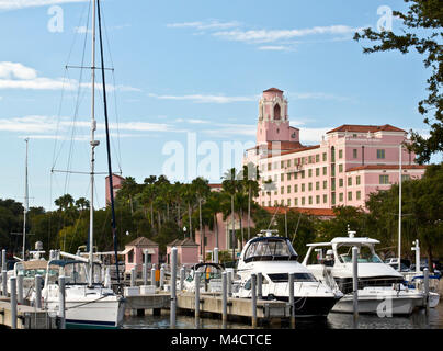 Marina in St. Petersburg Florida Stock Photo