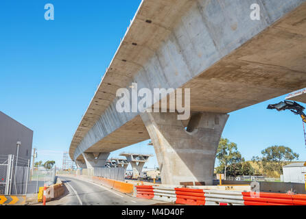 road under reconstruction Stock Photo