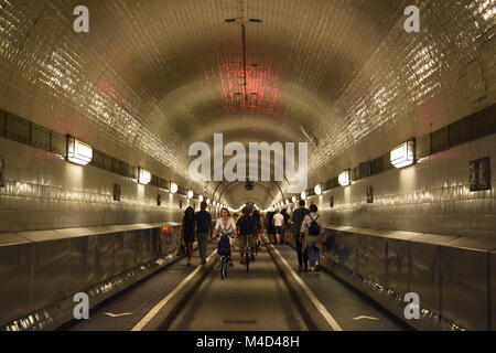 Old Elbe Tunnel In Hamburg, Germany Stock Photo - Alamy