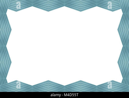 Geometric Linear Borders White Frame Background Stock Photo