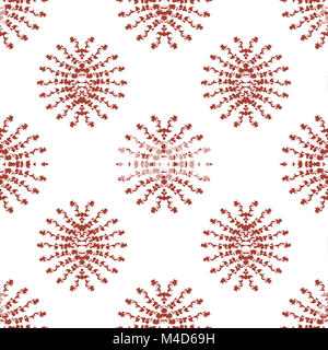 Stylized Floral Ornate Seamless Pattern Stock Photo