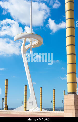 Torre Calatrava Barcelona Stock Photo