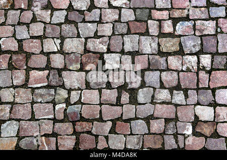Paving stones street Stock Photo