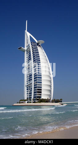 Burj Al Arab hotel in Dubai Stock Photo