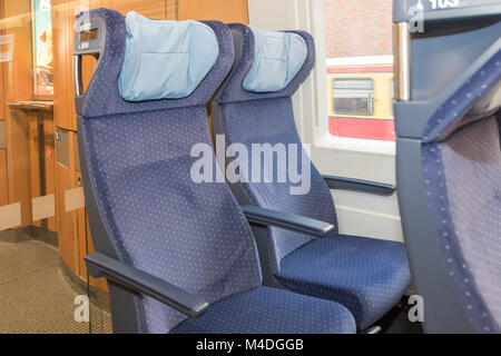 Redesign of ICE3-Trains in Germany Stock Photo