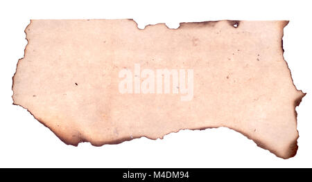 burnt paper Stock Photo