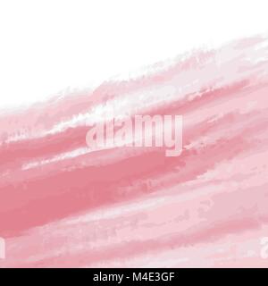 red watercolor wave pattern, vector illustration Stock Vector