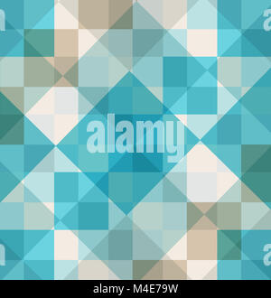 Abstract blue background squares rectangles in geometric pattern design. Stock Photo