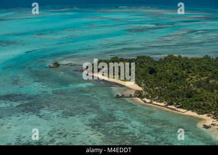 Aerial view of Sainte Marie island, Madagascar Stock Photo