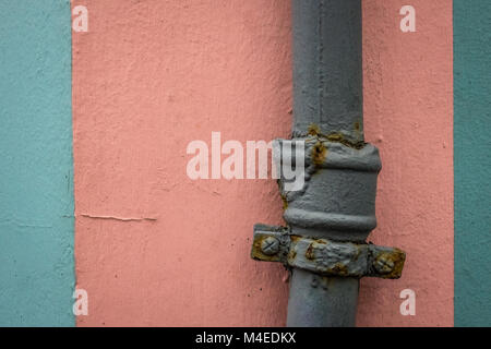 Old rusted water pipe Stock Photo