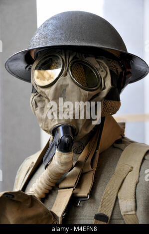 Vintage gas mask Stock Photo