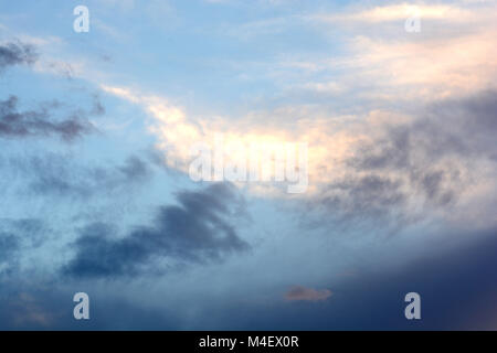 Background of dark clouds before a thunder-storm Stock Photo
