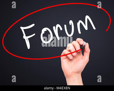 Man Hand writing Friends with black marker on visual screen. Isolated ...