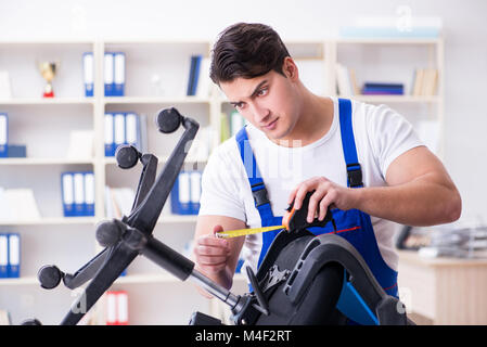 Furniture repair and assembly concept Stock Photo