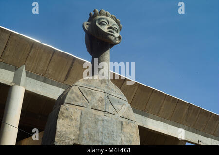 Statue in Ouagadougou Stock Photo