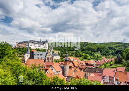 Stolberg in the Harz mountains in Germany Stock Photo