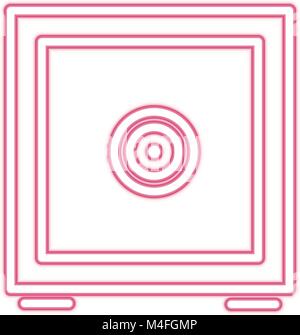 Money strongbox symbol Stock Vector