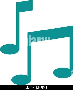 Music notes symbol Stock Vector