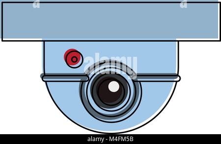 Surveillance camera symbol Stock Vector