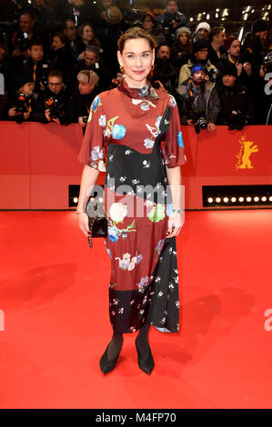 Berlin, Germany. 15th February, 2018. Christiane Paul attending the opening ceremony and the 'Isle Of Dogs' premiere at the 68th Berlin International Film Festival / Berlinale 2018 at Berlinale Palast on February 15, 2018 in Berlin, Germany. Credit: Geisler-Fotopress/Alamy Live News Stock Photo