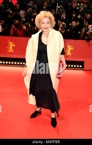 Berlin, Germany. 15th February, 2018. Marisa Paredes attending the 'Isle Of Dogs' premiere at the 68th Berlin International Film Festival / Berlinale 2018 at Berlinale Palast on February 15, 2018 in Berlin, Germany. Credit: Geisler-Fotopress/Alamy Live News Stock Photo