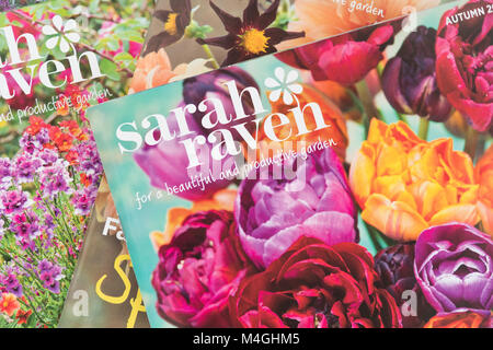 Sarah Raven catalogues for mail-order and online plant shopping Stock Photo