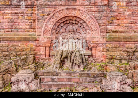 Barbarossa Monument in Thuringia, Germany Stock Photo