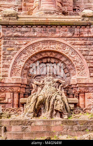 Barbarossa Monument in Thuringia, Germany Stock Photo