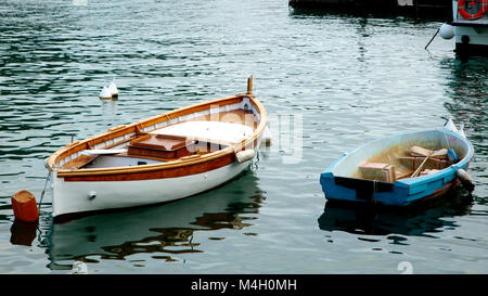 Two small boats Stock Photo