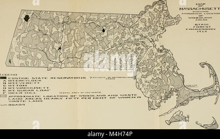 Annual report of the Massachusetts State Forest Commission (1914) (14775418431) Stock Photo