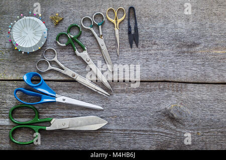 Sewing scissors, tool Stock Photo