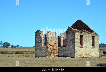 Historic abandoned St Marys Church ruin, Yarra, near Goulburn, NSW, Australia Stock Photo
