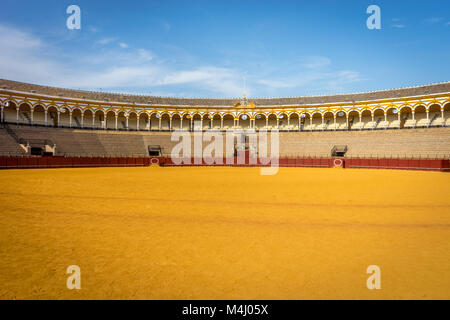 The bull fighting ring at Seville, Spain, Europe Stock Photo