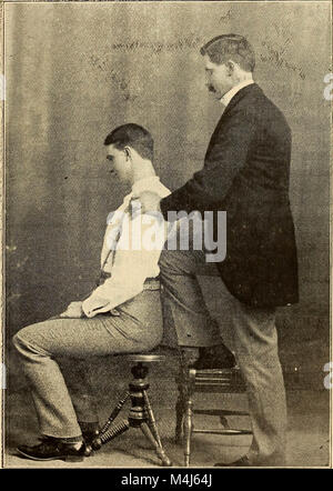 'The only osteopractic method of treating diseases at home' (1902) Stock Photo