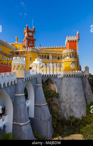 Pena Palace in Sintra - Portugal Stock Photo