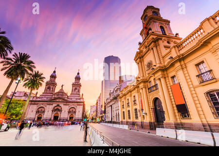 Plaza de Armas in Santiago de Chile, Chile Stock Photo