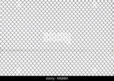 Metallic Grid on the white backgraund. Stock Photo