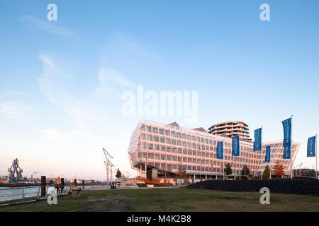 'Unilever Building', headquarter of Unilever Germany at the HafenCity Hamburg, Germany Stock Photo