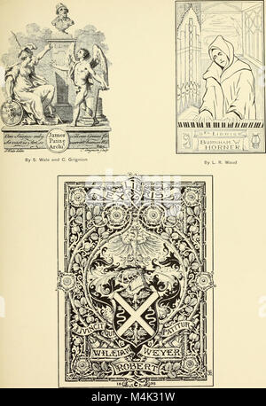 Artists and engravers of British and American book plates - a book of reference for book plate and print collectors (1897) (14583755989) Stock Photo