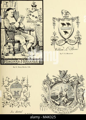 Artists and engravers of British and American book plates - a book of reference for book plate and print collectors (1897) (14768021664) Stock Photo