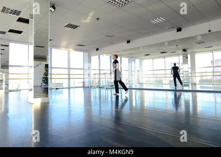 Hip hop dancer making different movements. Stock Photo